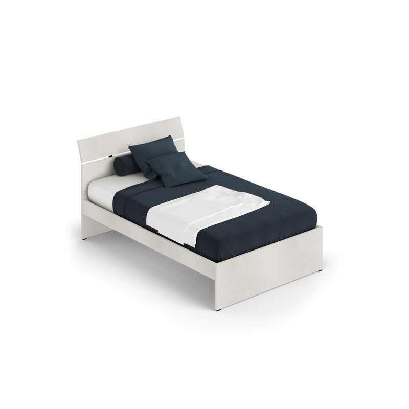 Q.TA' 1 LINEA MODERN LETTO 1P BIAN FRAS 200X98