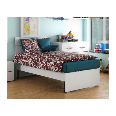Q.TA' 1 LINEA MODERN LETTO 1P E 1/2 BIAN FRAS 200X131