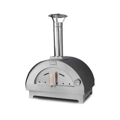 Q.TA' 1 FORNO A LEGNA 60X40 CM CLEMENTINO ANTRACITE