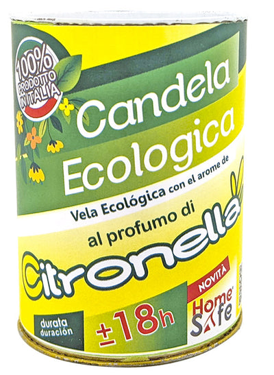 Q.TA'. 30 CANDELA CITRONELLA ECO 6X8