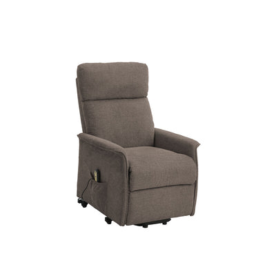 Q.TA' 1 POLTRONA RECLINER RELAX ALZAPERSONA TESS.MARRONE