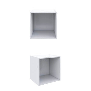 Q.TA' 1 CUBO 35X29X35 CM BIANCO