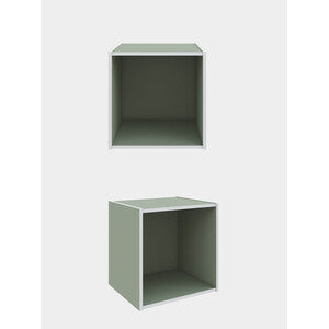 CUBO 35X35X29 CM VERDE