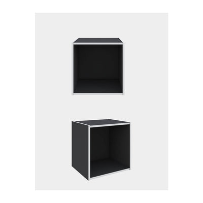 Q.TA' 1 CUBO 35X29X35CM GRIGIO ARDESIA