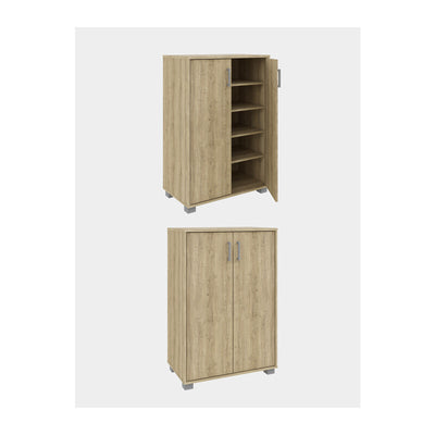 Q.TA' 1 MOBILE BASSO 2A MULTIUSO 60X35X90 CM OLMO