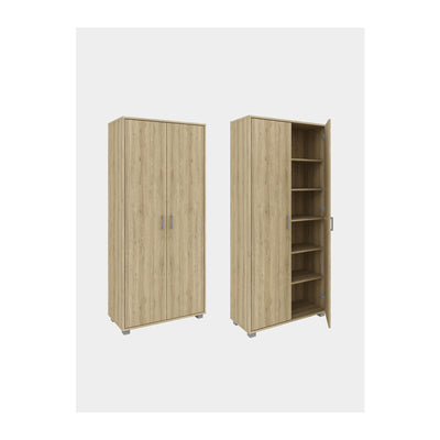 Q.TA' 1 MOBILE ALTO 2A MULTIUSO 78X35X170 CM OLMO