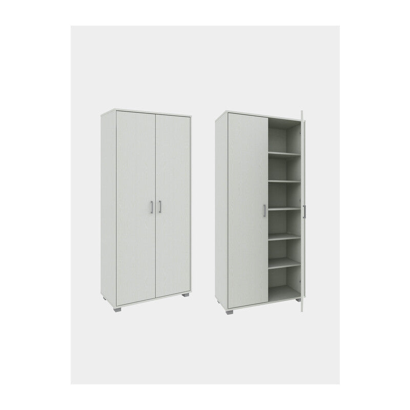 Q.TA' 1 MOBILE ALTO 2A MULTIUSO 78X35X170 CM BIANCO FRASS
