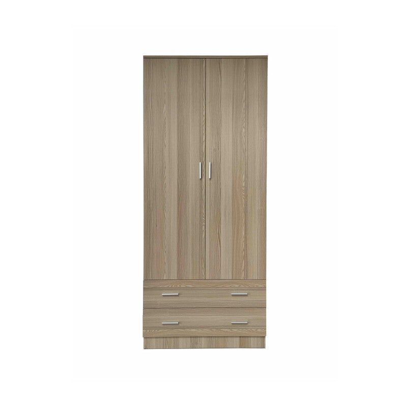 Q.TA' 1 ARMADIO SPACE 2+2C OLMO 80X52X190CM