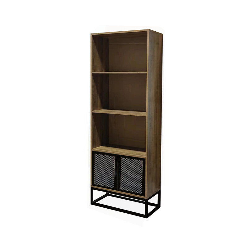 Q.TA' 1 INDUSTRIAL LIBRERIA METAL/QUERCIA 60X30X180 CM