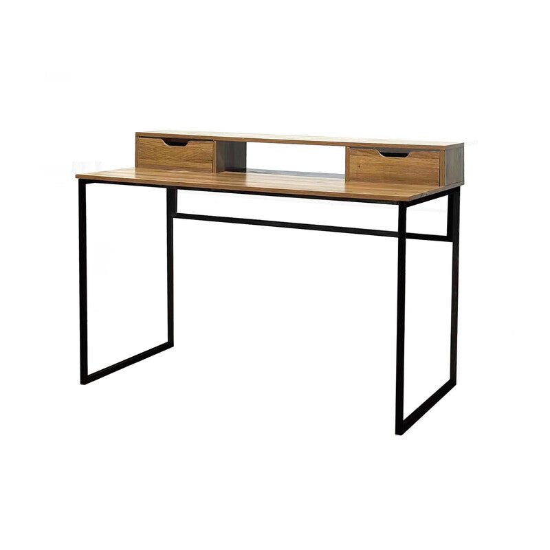 Q.TA' 1 INDUSTRIAL SCRIVANIA METAL/QUERCIA 120X60X95 CM