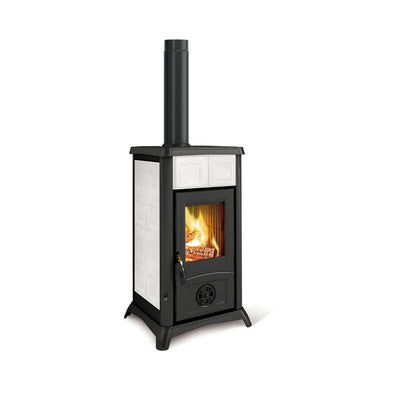 Q.TA' 1 STUFA LEGNA 7 KW GEMMA 5.0 BIANCO V4