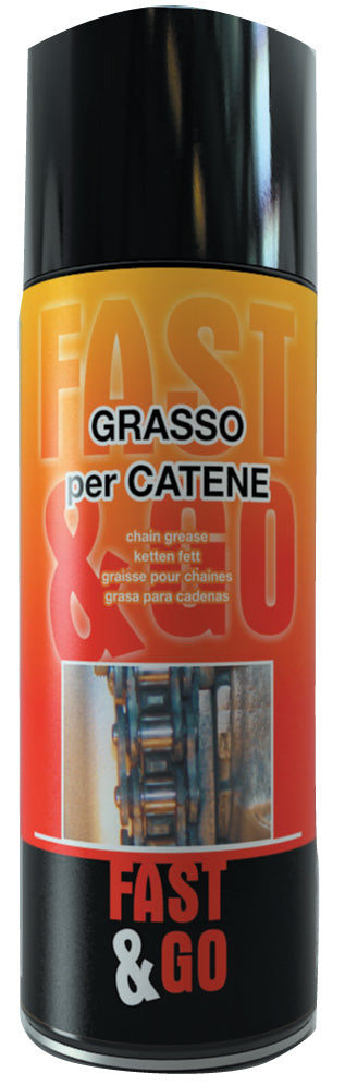 Q.TA'. 12 FASTGO GRASSO PER CATENE 400 ML