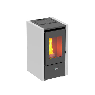 STUFA PELLET VENTIL 6,2KW KING 60T BORDEAUX