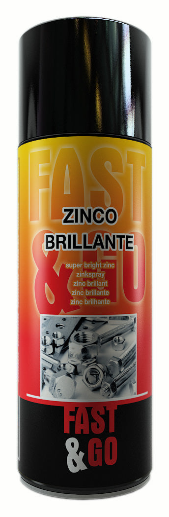 Q.TA'. 12 FASTGO ZINCO BRILLANTE 400 ML