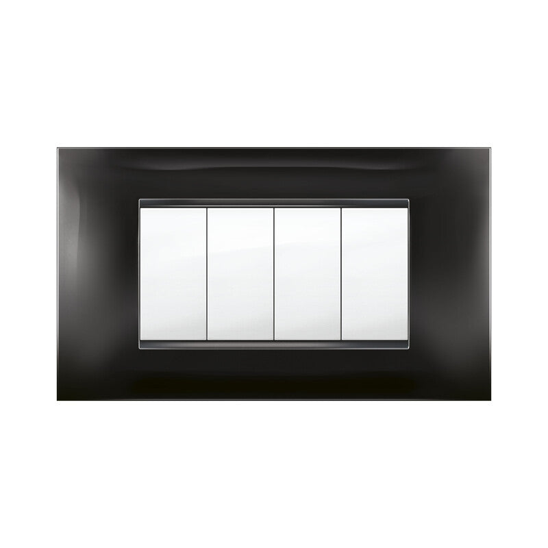 Q.TA' 1 PLACCA MIVIDA PLANA NERO 4P