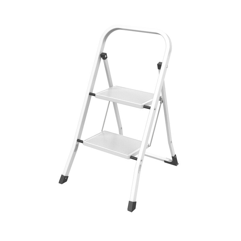 Q.TA' 1 C SGABELLO SALVASPAZIO ACCIAIO 2 GR STEP STOOL