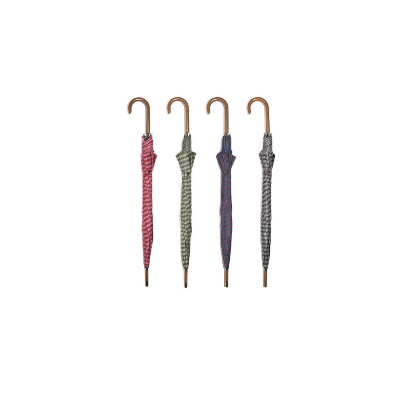 Q.TA' 12 OMBRELLO AUTOMATICO LUNGO UOMO 7512 FANTASIE ASS