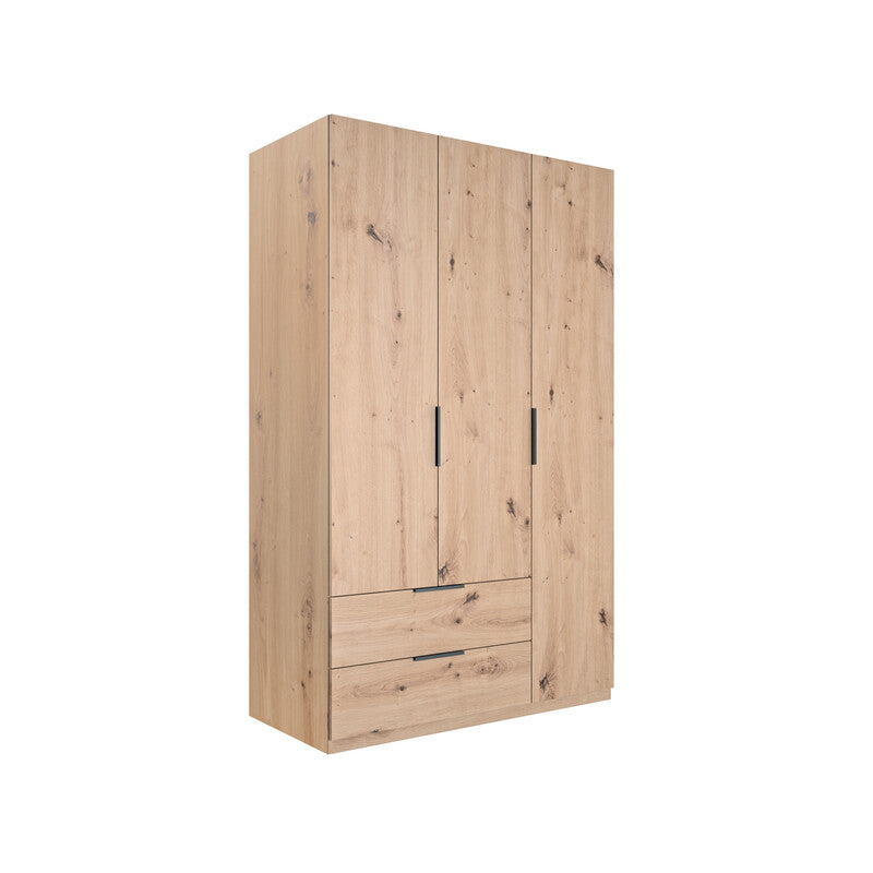 Q.TA' 1 ARMADIO 3A+2C CM.122X58X200H ROVERE ARTISAN