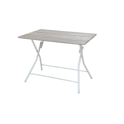 Q.TA' 1 TAVOLO PIEGHEVOLE BINGO 120X80XH75CM ROV GRIGIO