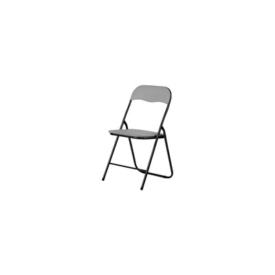 Q.TA' 6 SEDIA PIEGHEVOLE POLO NERO/GRIGIOCHIARO