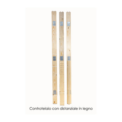 Q.TA' 1 C CONTROTELAIO LEGNO ABETE 8,5X2X215 CM DIST.LEGNO