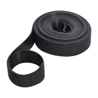 Q.TA' 1 C NASTRO VELCRO STRAPPO CM 1X6.5M NERO