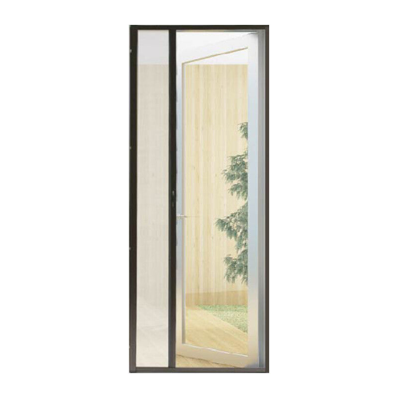 Q.TA' 1 C ZANZARIERA IN KIT PORTA 140X240 MARRONE 8017