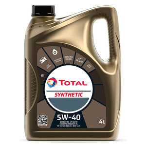 Q.TA'. 3 OLIO LUBRIFICANTE TOTAL SYNTHETIC 5W40 4 L