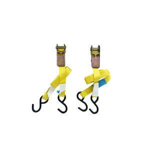 Q.TA' 1 C SET 2/CINGHIE ANCORAGGIO CRICCHETTO 25MM 4,5MT S