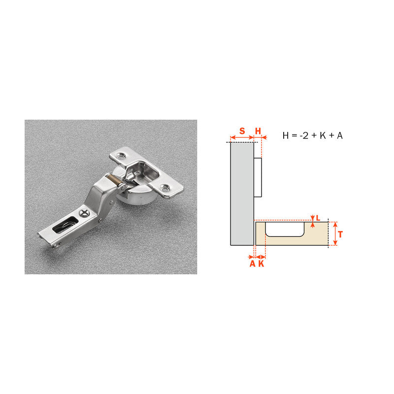 Q.TA' 25 SALICE CERNIERA AMMORTIZ C7A6PE9 COLLO 18 110 GRADI