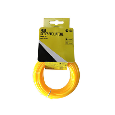 Q.TA' 1 C FILO DECESPUGLIATORE TONDO YELLOW-R MM2.0X15MT