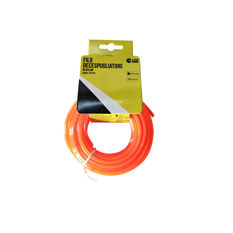 Q.TA' 1 C FILO DECESPUGLIATORE QUADRO ORANGE-S 3,0MMX10M