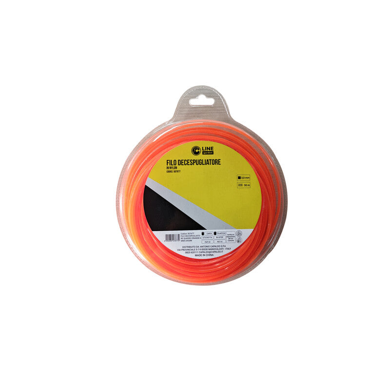 Q.TA' 1 C FILO DECESPUGLIATORE QUADRO ORANGE-S 3,0MMX50M