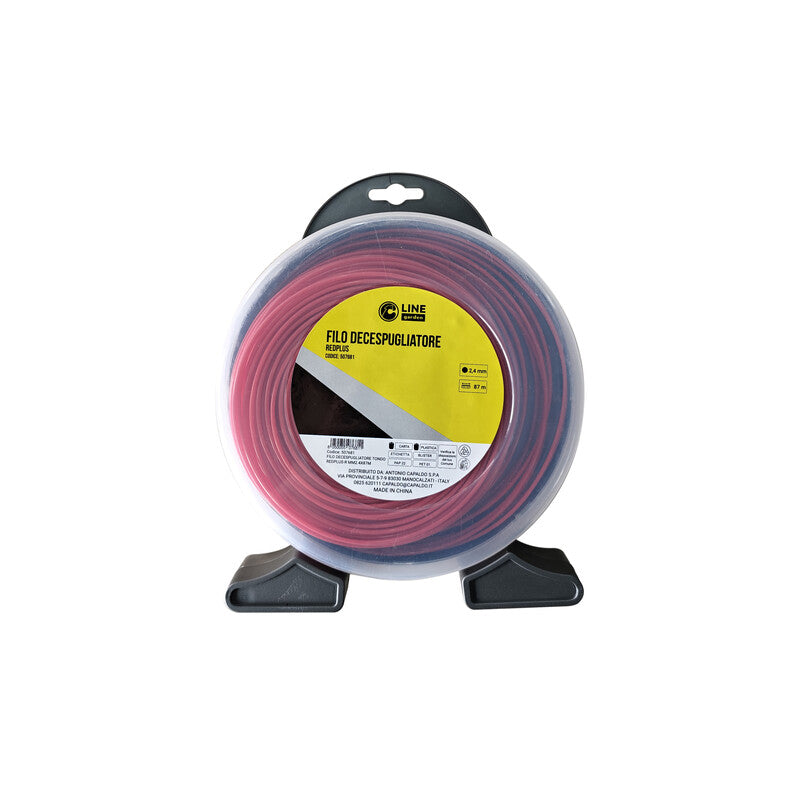 Q.TA' 1 C FILO DECESPUGLIATORE TONDO REDPLUS-R 2.4MMX87M