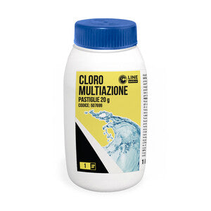 Q.TA' 1 C CLORO PISCINA MULTIAZIONE PASTIGLIE 20 G CF 1 KG