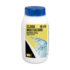 Q.TA' 1 C CLORO PISCINA MULTIAZIONE PASTIGLIE 200 G CF 1KG