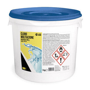 Q.TA' 1 C CLORO PISCINA MULTIAZIONE PASTIGLIE 200 G CF 5KG