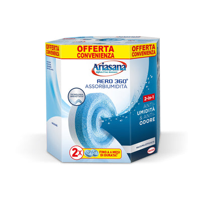 Q.TA' 12 ARIASANA RICARICA AERO 360 TAB INODORE 2X450 G