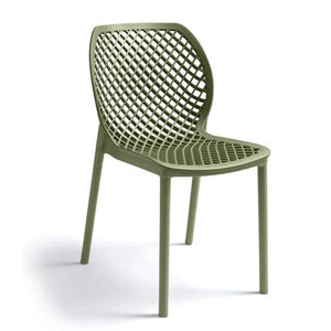 Q.TA' 1 SEDIA IMPILABILE 47X60XH82CM VERDE PINO KIARA