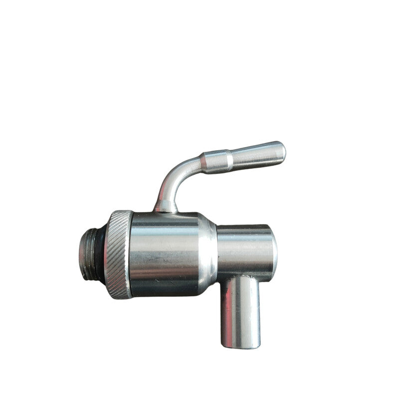 Q.TA' 6 RUBINETTO P/FUSTO OLIO ANTIGOCCIA INOX 3/8 C/GHIERA