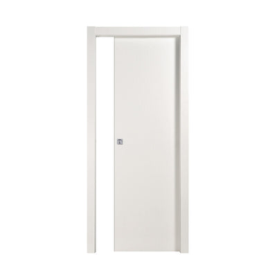 Q.TA' 1 PORTA SCORREV 60X210 MICROTEC BIANCO