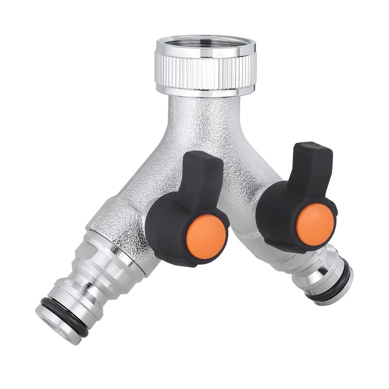 Q.TA' 1 PRESA RUBINETTO A DUE VIE REGOLABILI METAL 9602