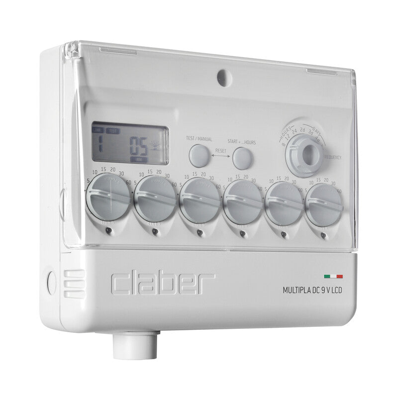 Q.TA' 1 PROGRAMMATORE MULTIPLA DC 9 V LCD 8060