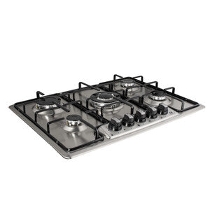 Q.TA' 1 PIANO COTTURA INOX STAYLUX GAS 70CM GRIGLIA GHISA