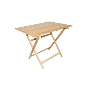 Q.TA' 1 TAVOLO LEGNO PIEGHEVOLE 100X60X75CM NOCE