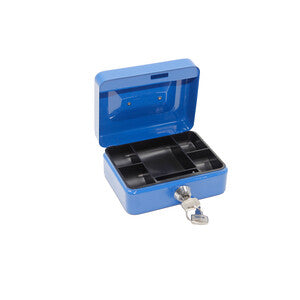 Q.TA' 1 C CASSETTA PORTAVALORI BLU 5015 15.2X11.8X8CM