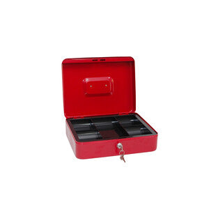 Q.TA' 1 C CASSETTA PORTAVALORI ROSSO 3003 30X24X9CM