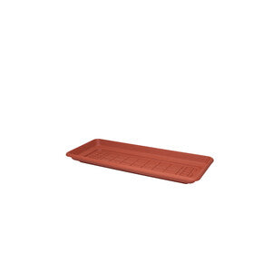 Q.TA' 1 SOTTOFIORIERA DAPHNE 96X41X7CM TERRACOTTA