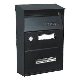 Q.TA' 1 C CASSETTA POSTALE AUSTRIA NERO 9005 21.5X10.5X32CM