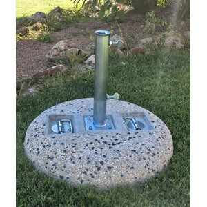 Q.TA' 1 BASE P/OMBRELLONE IN CEMENTO C/MANIGLIE 35 KG